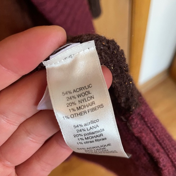 Chicos Abstract Wool Mohair Open Cardigan Duster Size M/L - Picture 3 of 8